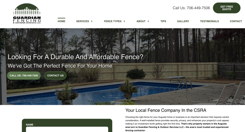 Website Portfolio Sample